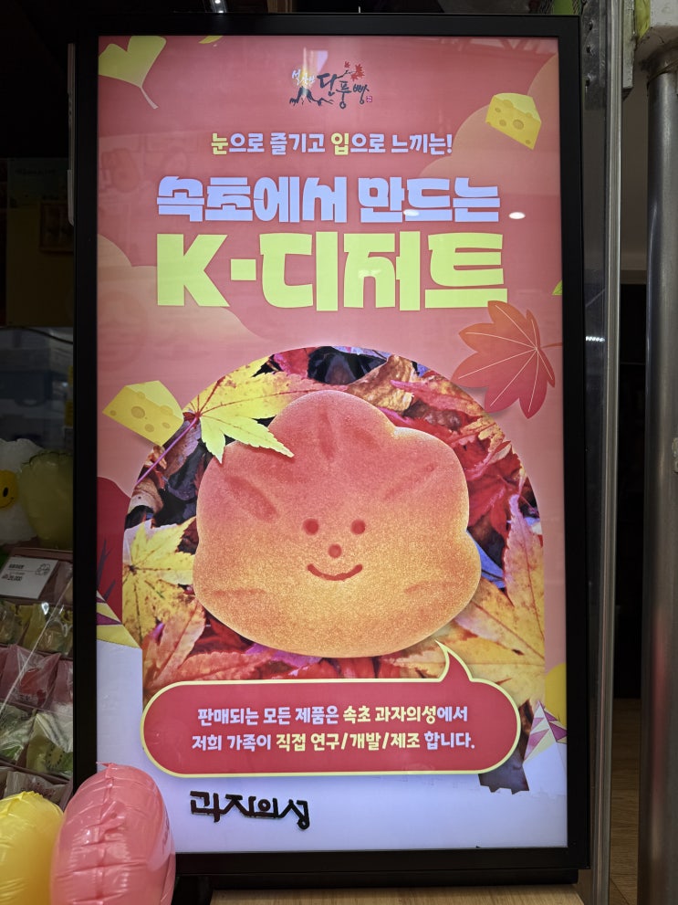  [강원]속초 중앙시장 맛집, 설악산단풍빵