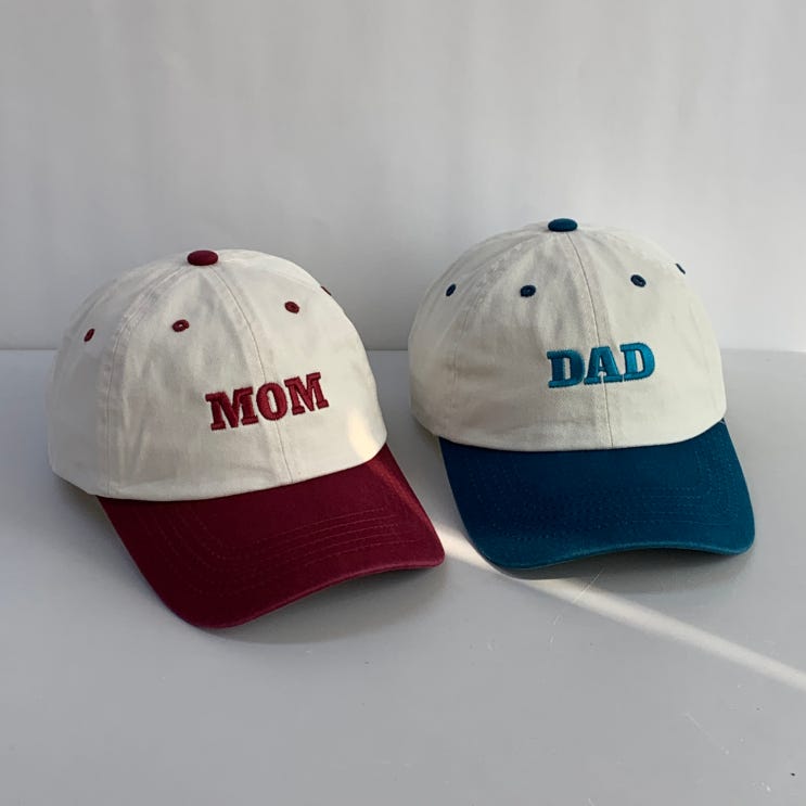  [어버이날 선물 추천] MOM&DAD 커플 자수 모자 제작 후기 