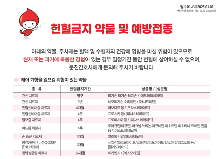  [헌혈조건] 헌혈주기/금지약물 등, 헌혈 부작용으로 어지럽고 식은땀에 구토할뻔한 후기