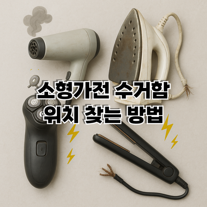 소형가전 수거함 위치 찾는 방법