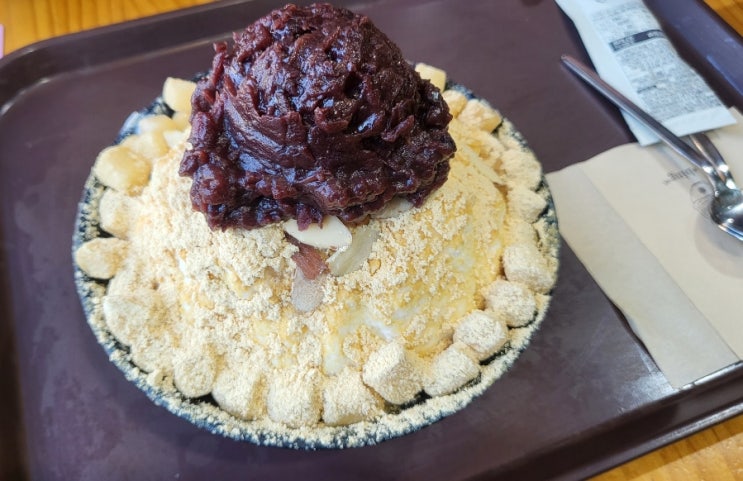  설빙 인천주안점 / 팥인절미설빙 내돈내산 후기 & 설빙메뉴, 설빙칼로리 순연유칼로리