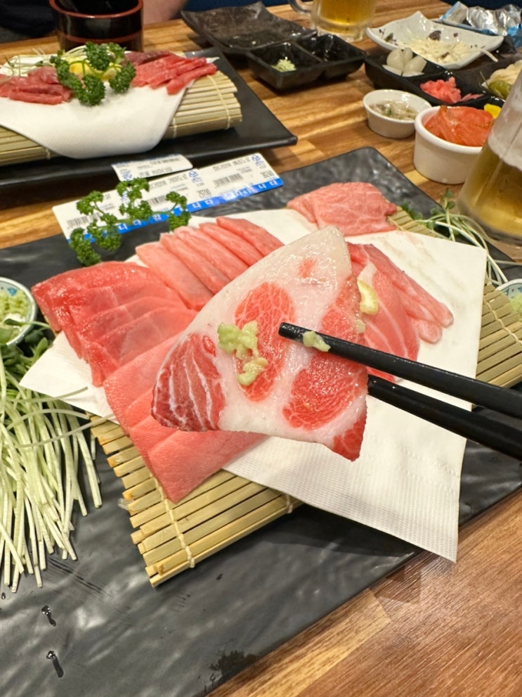  경산참치맛집 우리동네참치정육점 참치 고급 부위 먹기