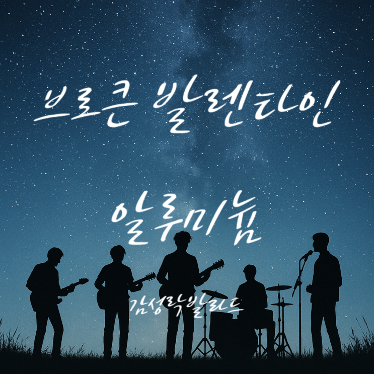  [이별감성노래] 브로큰 발렌타인 – 알루미늄, 빛나지 못했던 마음을 안아주는 락발라드