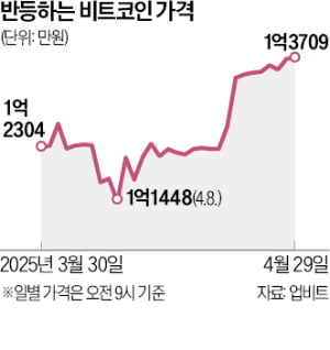 내리막 타던 비트코인 반등세…1억4000만원선 다시 넘을까 내리막 타던 비트코인 반등세…1억4000만원선 다시 넘을까