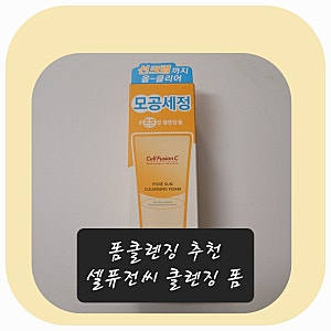 폼클렌징 추천 / 셀퓨전시 폼 클렌징 /셀퓨전씨포어썬클렌징폼
