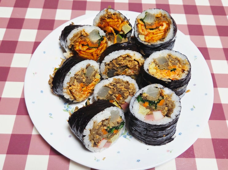  [인천 도화 청운대 엘리웨이 맛집] 도화역 유부 김밥 전문점 "삼형제 김밥" (feat. 햄맛살, 매콤오뎅, 김치참치 유부김밥)