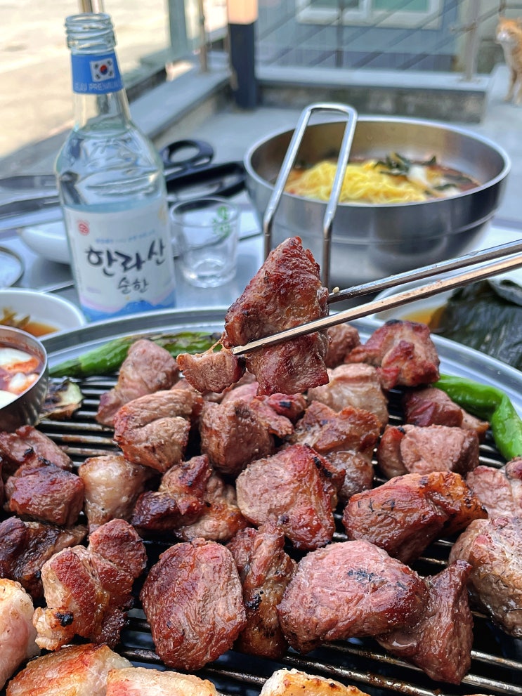  바다가 보이는 제주 김녕해수욕장 맛집