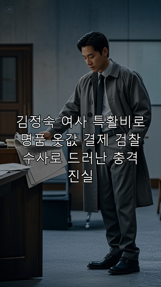 <b>김정숙 여사</b>, 특활비로 명품 <b>옷값</b> 결제? 검찰 수사로 드러난... 