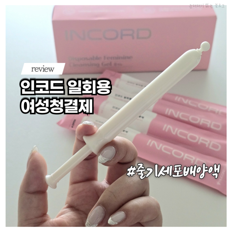  페미닌워시 인코드 일회용 여성청결제 저자극 질세정제 사용방법 후기
