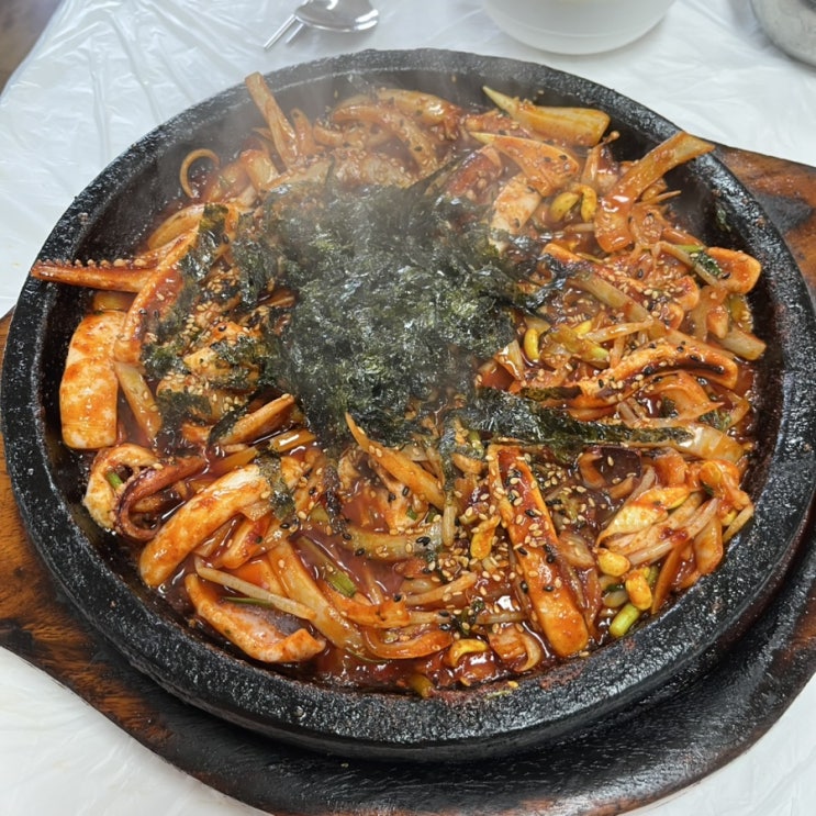  남원l 도통동 [서남만찬]_ 돌솥 오징어볶음