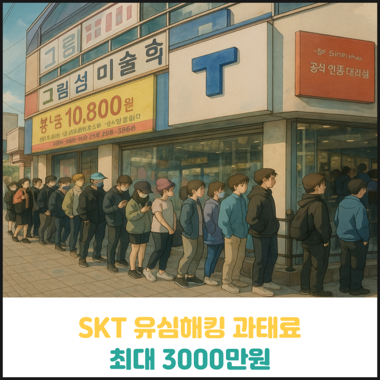SKT 유심해킹 과태료 최대 3000만원 SKT 유심해킹 과태료 최대 3000만원