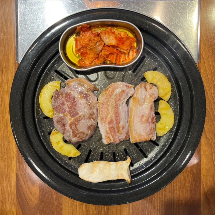  대나무잎 숙성 고기 마곡나루 삼겹살 맛집 대통