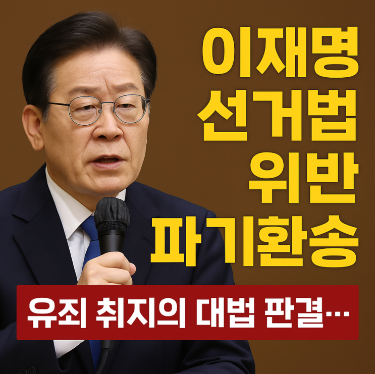 <b>이재명 선거법</b> 위반 <b>파기환송</b>, 유죄 취지의 대법 판결…앞으로... 