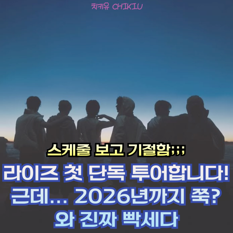 라이즈 콘서트 2025 일정 공개!빡센 스케줄에 팬들 걱정...
