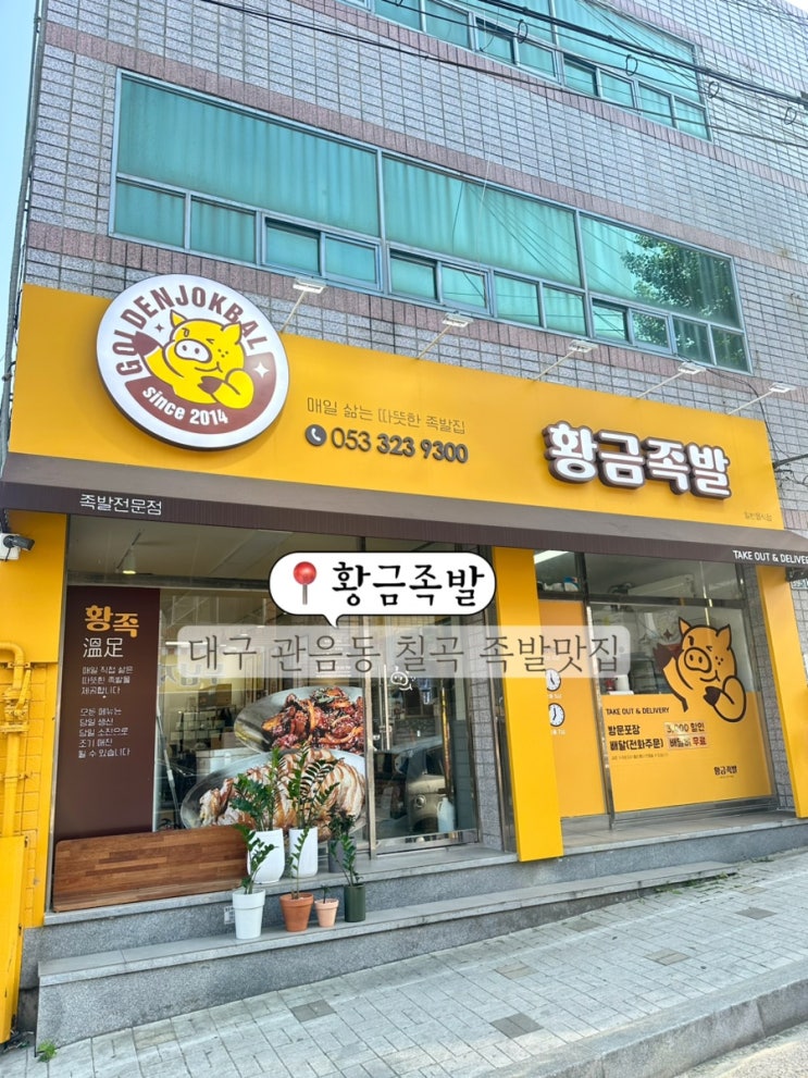  대구 칠곡 족발 맛집 황금족발 칠곡3지구 족발 가성비좋은 관음동 맛집