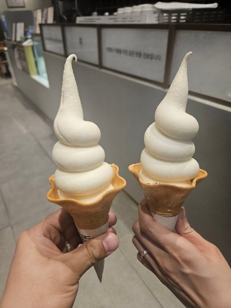  [을지로 아이스크림] 백미당 을지로점 - 부드러운 단맛, 두유 아이스크림에 반하다!