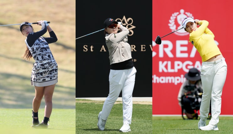 [<b>KLPGA 챔피언십</b> 2R] T1.이동은-<b>홍정민</b>-박현경 -7, 4.방신실 -6... 