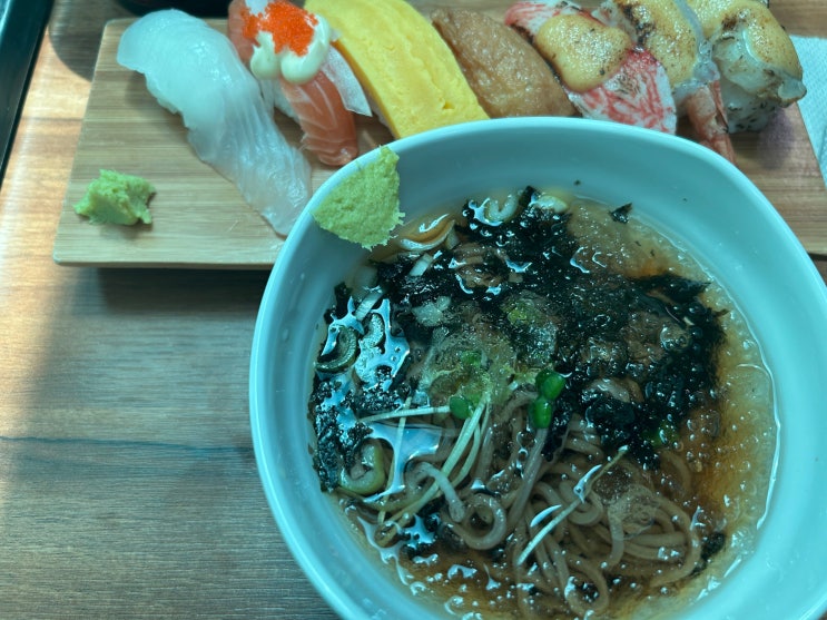  안암역 고려대학교 숨겨진 초밥 맛집 <석이네 스시초밥집>(점심특선 모밀정식>