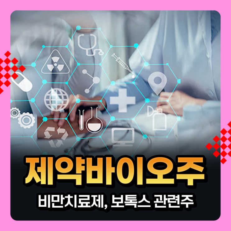  제약바이오 관련주(비만치료제, 보톡스) 강세