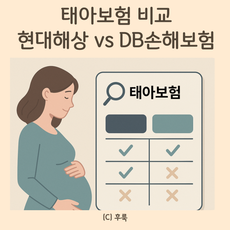  두번째 태아보험 가입: 현대해상 태아보험 vs DB손해보험 태아보험