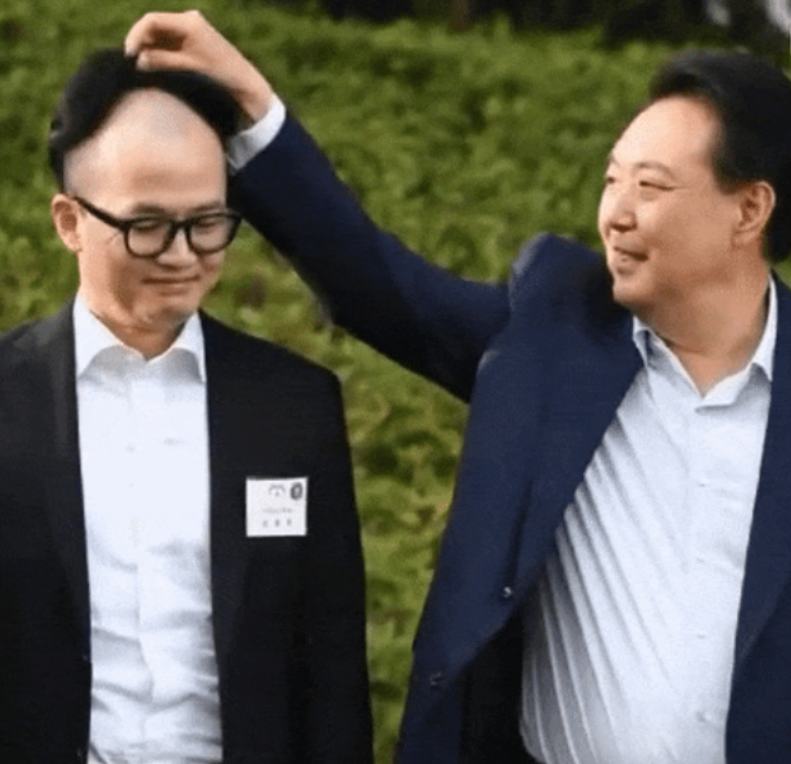 한동훈 가발 전 대머리 모습 논란
