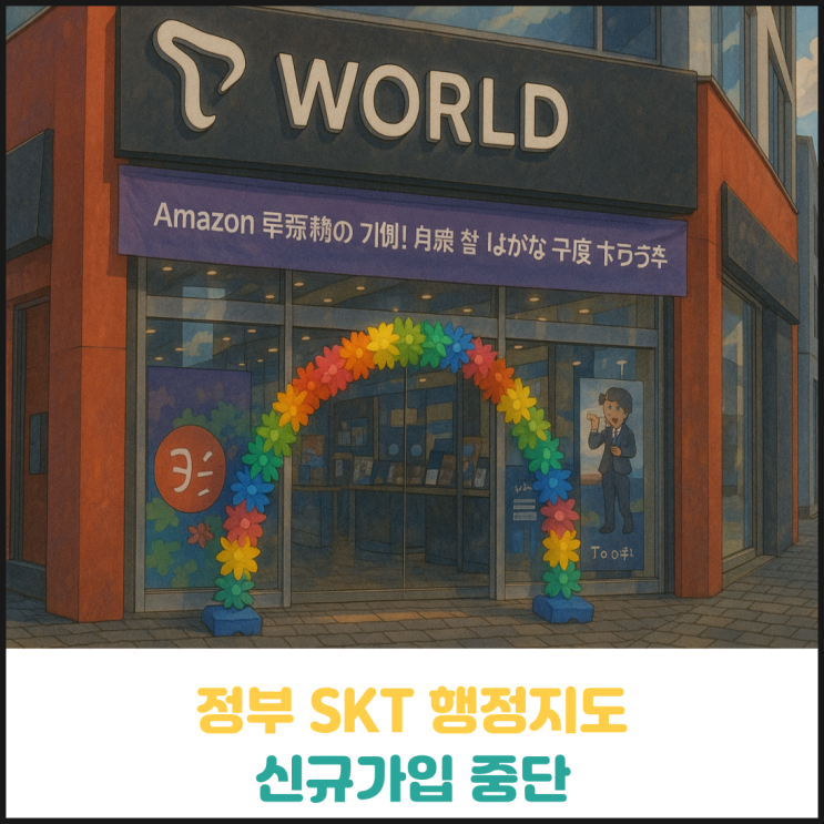 정부, SKT에 신규가입 중단 행정지도 정부, SKT에 신규가입 중단 행정지도