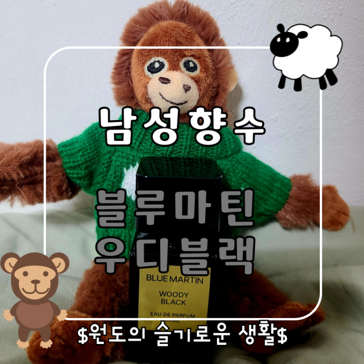  성년의날 남성향수 선물 블루마틴 우디블랙 여자가 좋아하는 남자향수