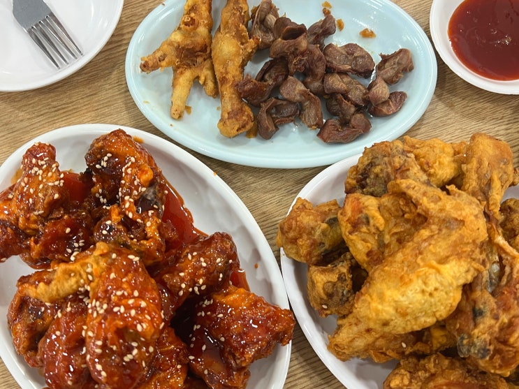  수원통닭거리 맛집 내돈내산 용성통닭 본점 웨이팅 포장 후기