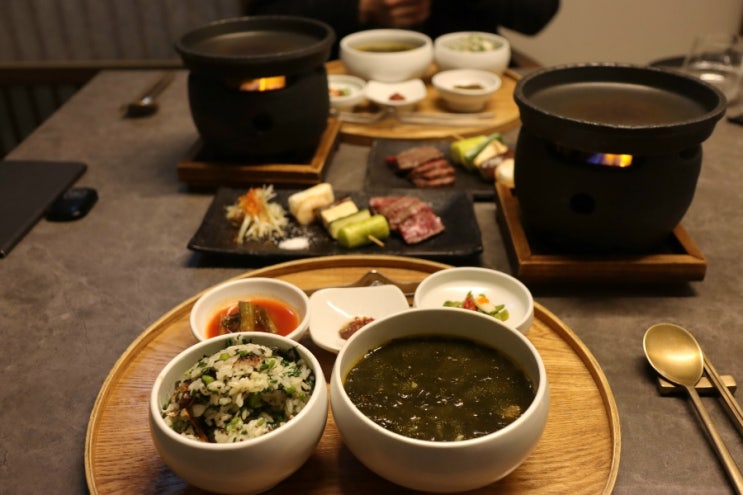  여의도 고기 맛집 점심 저녁 룸식당 고우가 여의도역 주차 편한 단체 회식장소