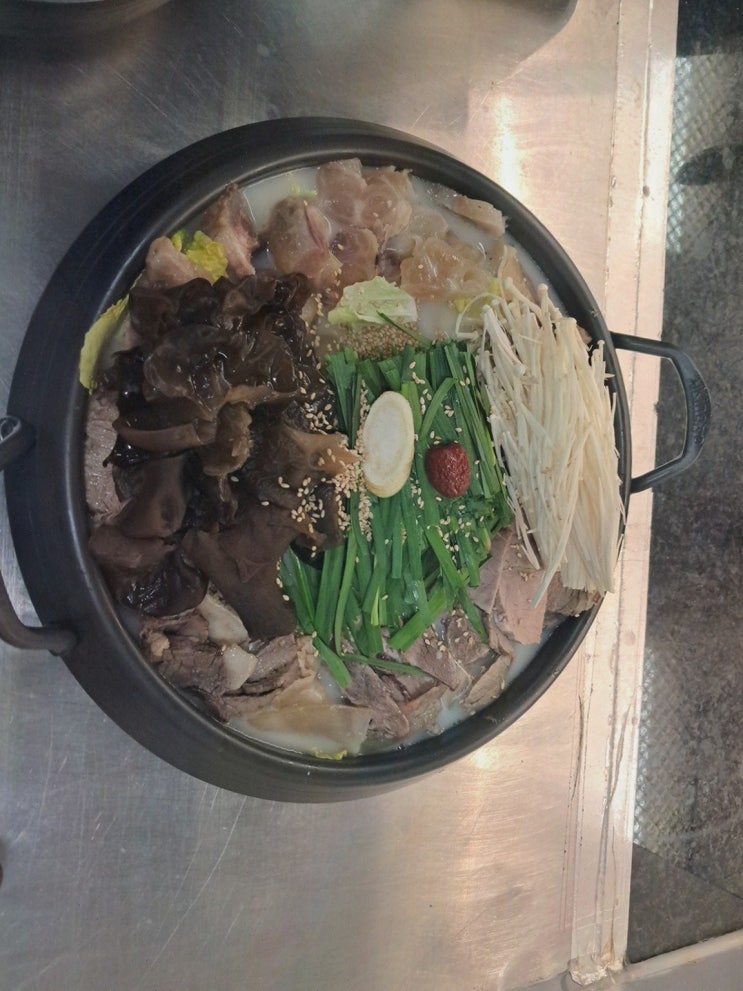  [3일정성가마솥설렁탕] 진한 국물과 푸짐한 메뉴의 안산설렁탕 맛집