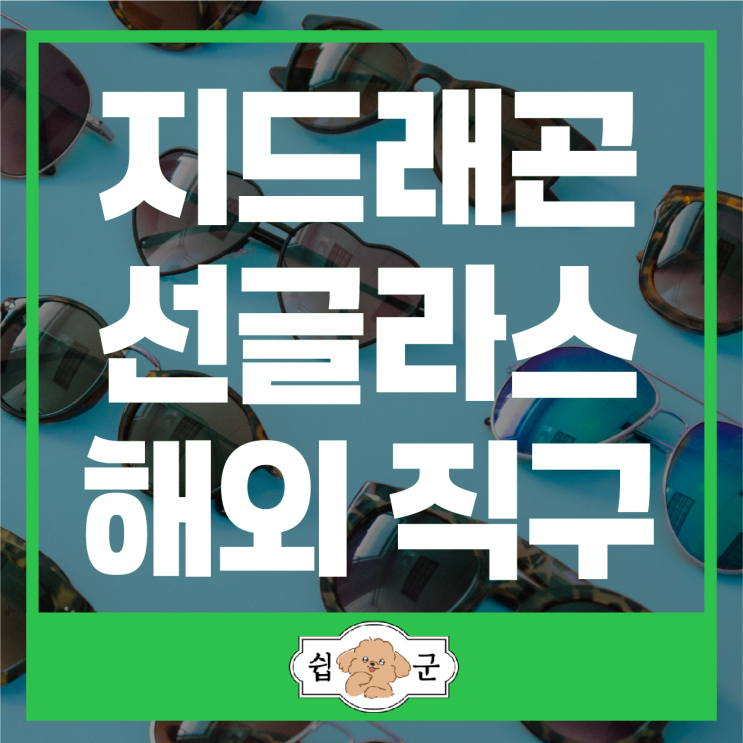  지디 발렌시아가 선글라스 해외 직구 방법과 가격예상 (+관세율)
