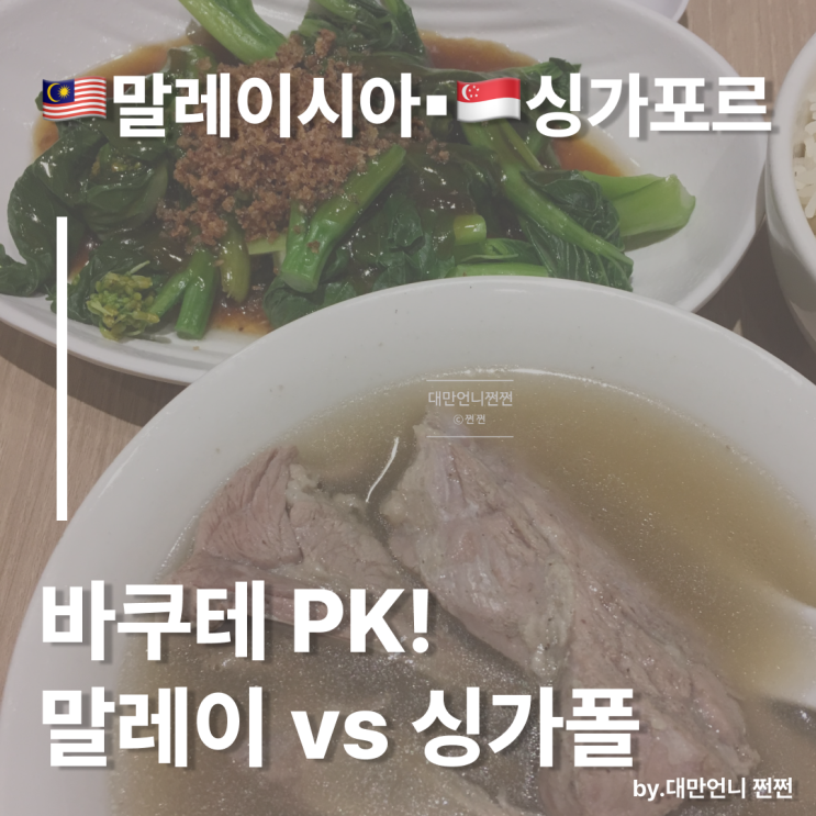  말레이시아vs싱가포르 바쿠테,두 나라 스타일이 다르다고? 동남아시아 화교들의 갈비탕
