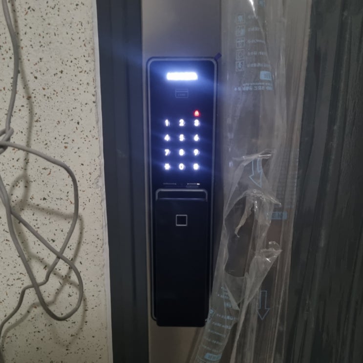  용산구 이촌동 점보맨션 코콤 도어락 KDL-8500F 설치