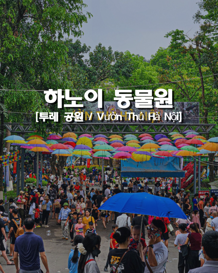  유원지 느낌 가득한 하노이 도심 속 작은 동물원, 투레 공원 Vườn Thú Hà Nội