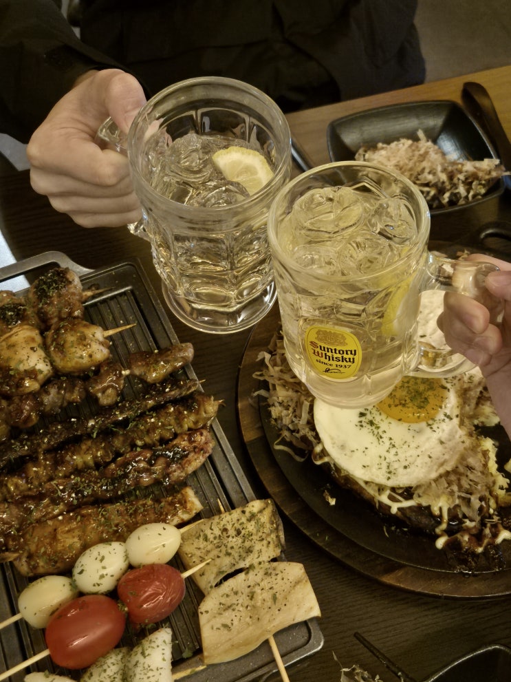 [광명사거리 이자카야] '야키토리 쇼우' | 오꼬노미야끼 & 하이볼 맛집