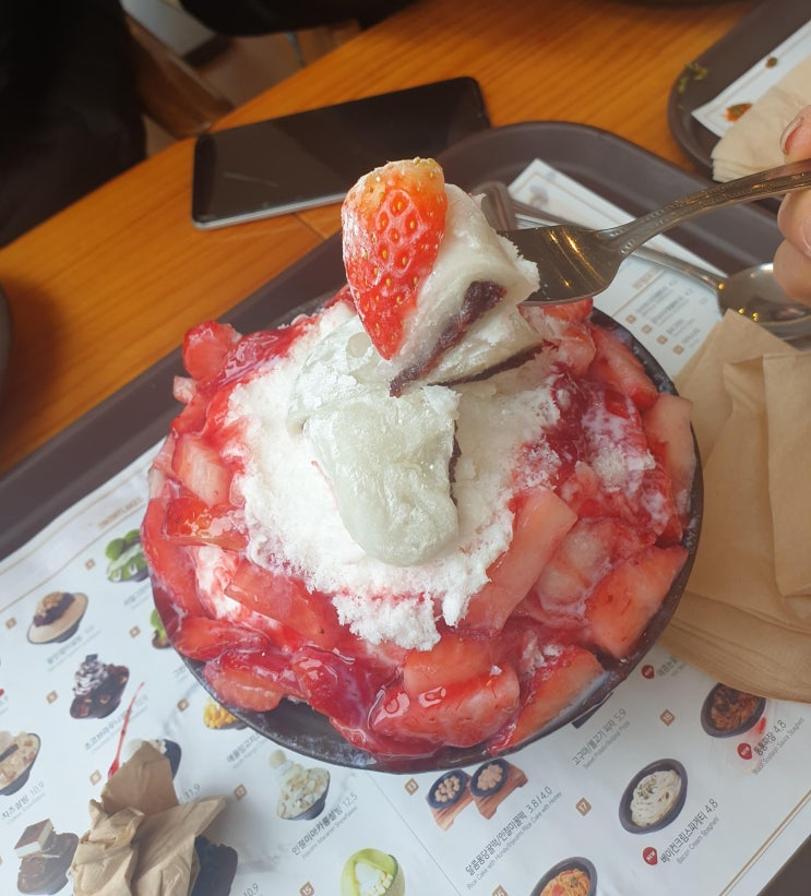  불당동 설빙 딸기빙수 디저트 카페 맛집