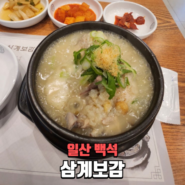  일산맛집 삼계보감, 마두동삼계탕으로 몸보신! 녹두삼계탕 후기 