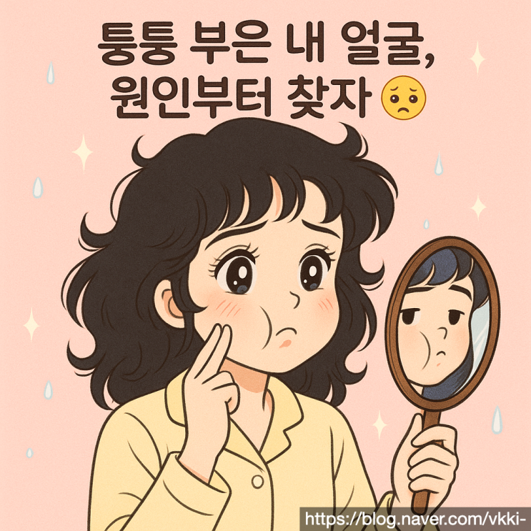  퉁퉁 부은 얼굴, 원인부터 찾으세요! 얼굴 부종 주요 원인 5가지 완벽 분석 (최신)