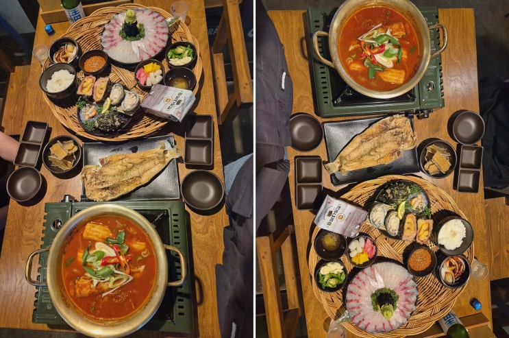  바닷골 제주함덕본점, 제주도함덕맛집에서 가족과 함께한 특별한 저녁