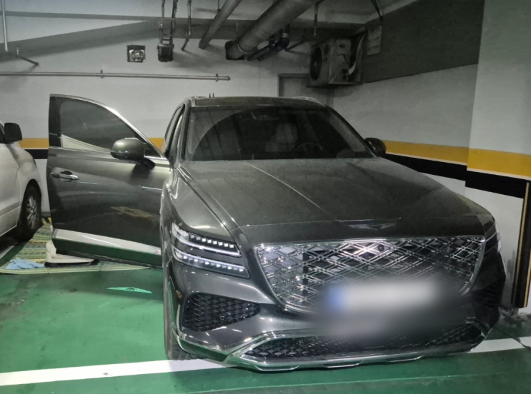  분당 수내동 출장세차 GV80 조수석 커피 쏟음 사고, 시트 탈거 특수 세차