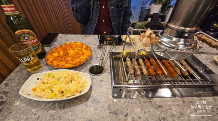  [안양 안양역 맛집] 일번가 양꼬치 / 양꼬치, 양념 양꼬치 , 마파두부, 계란 볶음밥 추천