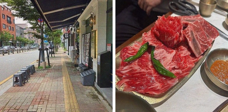  두툼한 삼겹살과 다양한 메뉴가 있는 금성회관 청주오송점