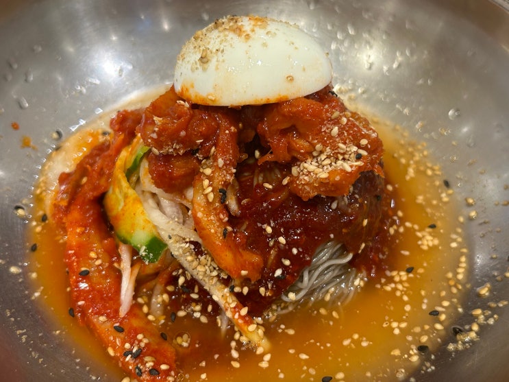  청량리역 푸드코트 냉면맛집 추천<속초코다리냉면 롯데백화점 청량리점>(코다리냉면)