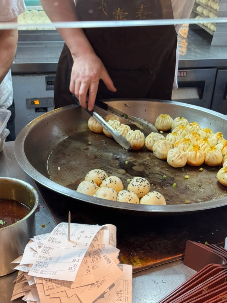  상하이예원 미슐랭맛집: 대호춘大壺春 철판만두집