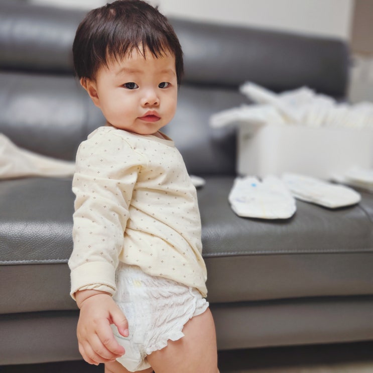  여름기저귀 추천 팸퍼스 신제품 에어차차 4단계 사용후기