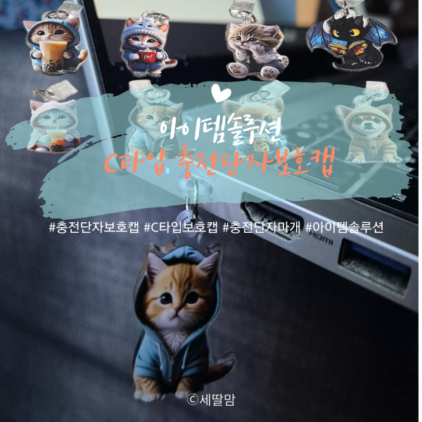  아이템솔루션 충전단자보호캡으로 충전단자 먼지 이제 그만!!