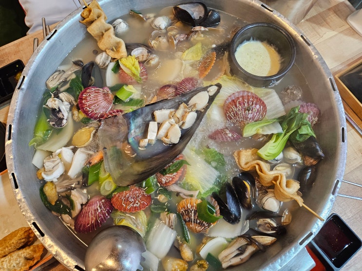  세종 택이네조개전골 먹자골목 세종시 도담동 맛집