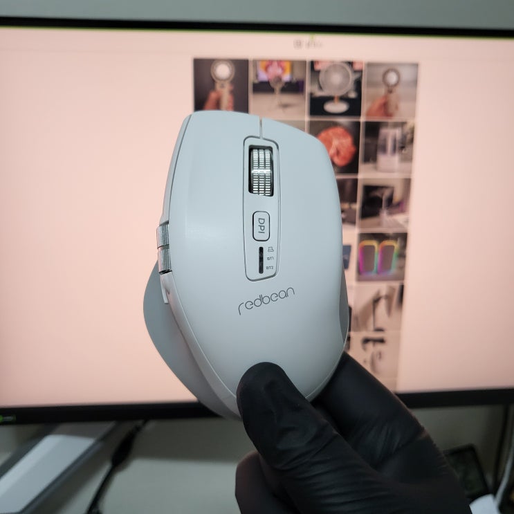 무한휠 무소음 무선 버티컬 마우스 레드빈 A59R 무한휠 무소음 무선 버티컬 마우스 레드빈 A59R