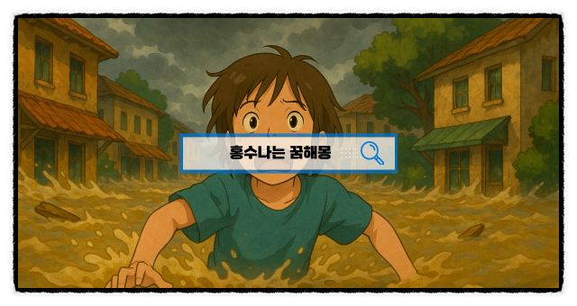  [무료꿈해몽] 홍수나는꿈해몽 길몽과 흉몽의 의미 총정리