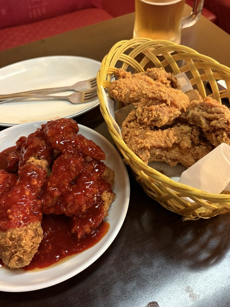  또간집 안양편! 마당바베큐 핫치킨에서 먹은 찐맛 치킨 후기